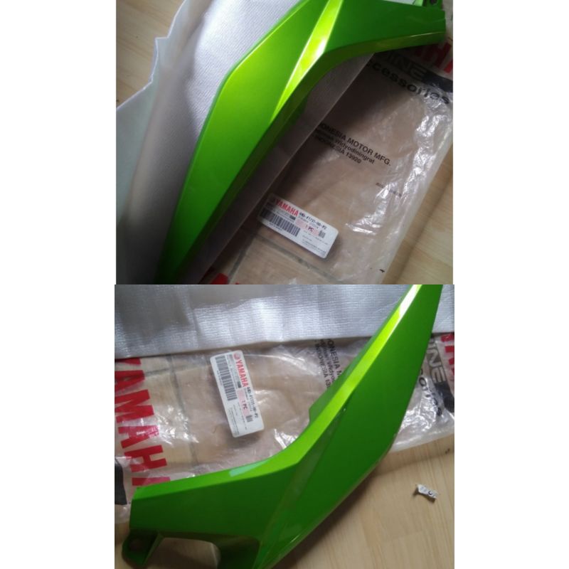 COVER FOSTEP BELAKANG XEON KARBU KANAN KIRI HIJAU ORIGINAL YGP