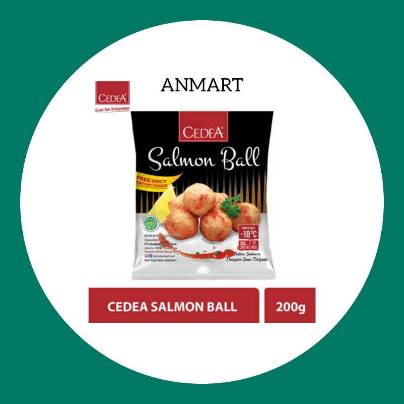 

200gr Salmon Ball Cedea (Free Spicy Teriyaki Sauce) | Frozen Food | Sayur Online | ANMART