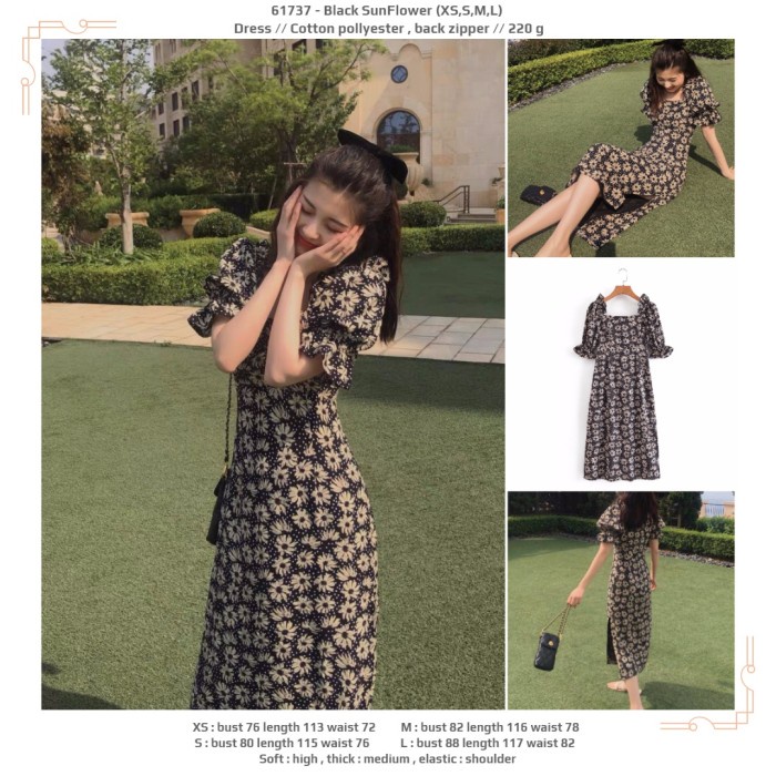 GROSIR Maxi Dress Korea Dress Putih Maxi Dress Polos Jumbo Maxi Dress Import Maxi Dress Brukat O4A9 