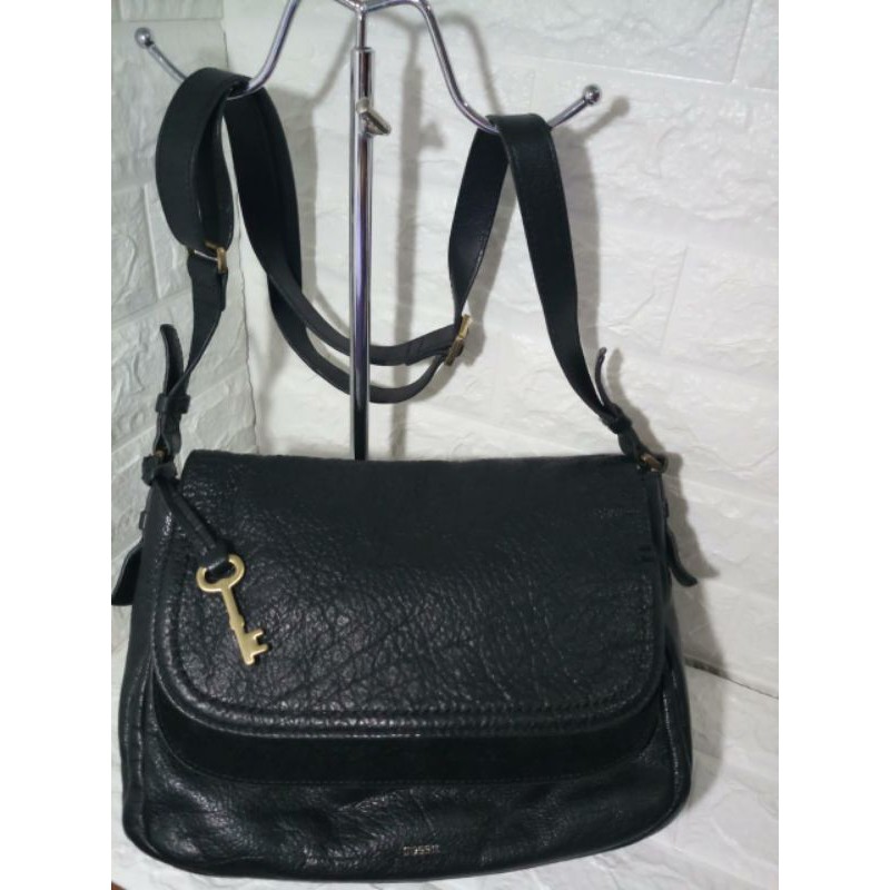 tas fossil kulit gajah preloved