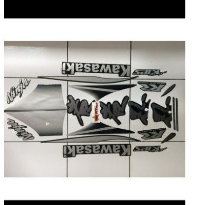 striping ninja rr 2010 hitam