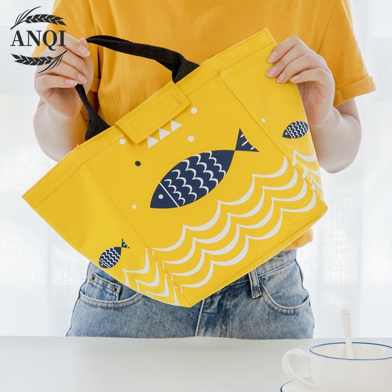 ANQI 1888 Tas Bekal Karakter Tas Makan Anti Dingin Lunch Bag Bahan Oxford Tas Bekal Anti Air VS-7