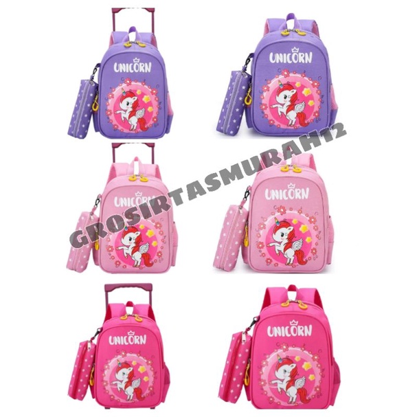 UNICORN - TAS RANSEL ANAK PEREMPUAN TK/SD TAS SEKOLAH ANAK PEREMPUAN