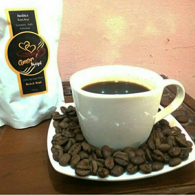 

Amor Kopi / Kopi Arabica Gayo Aceh / 200 gr / Bean