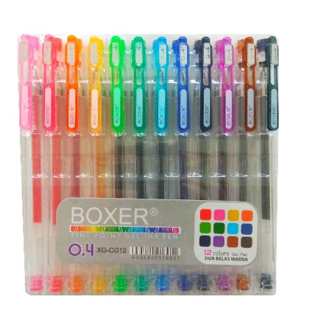 

Boxer Gel Pen 12 Colour 0.4mm