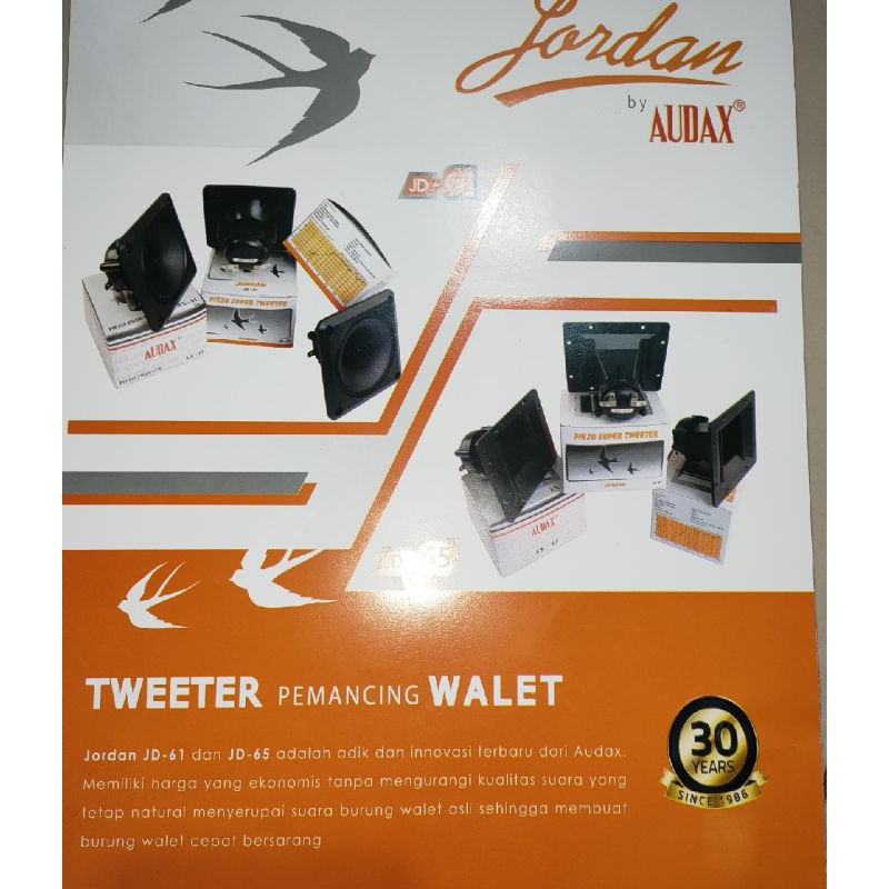 JORDAN JD 61 PUTIH TWEETER WALET ORIGINAL