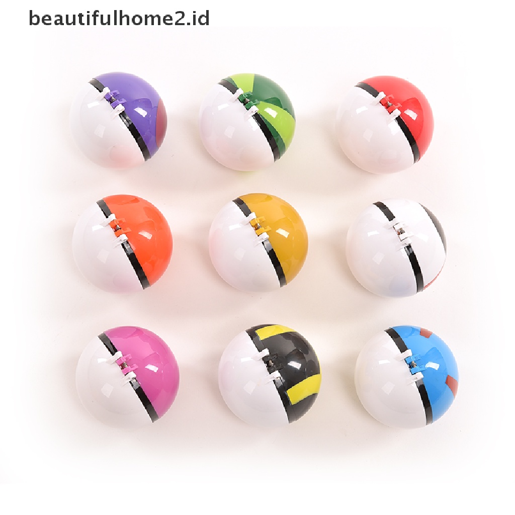 (Beautifulhome2.Id) 1pc Mainan Bola Pokemon Bahan Plastik Untuk Anak-Anak