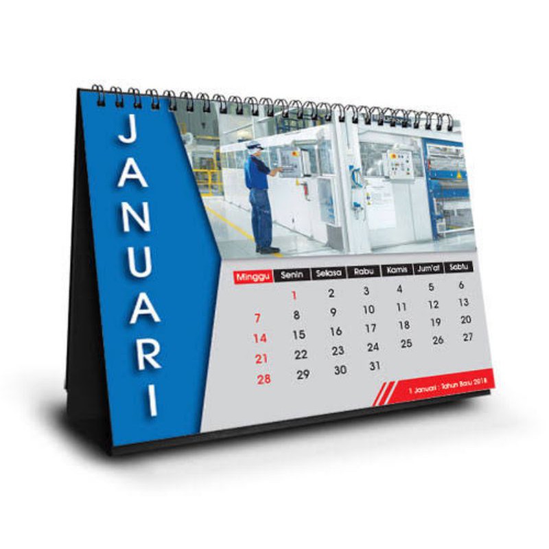 

Kalender duduk custom