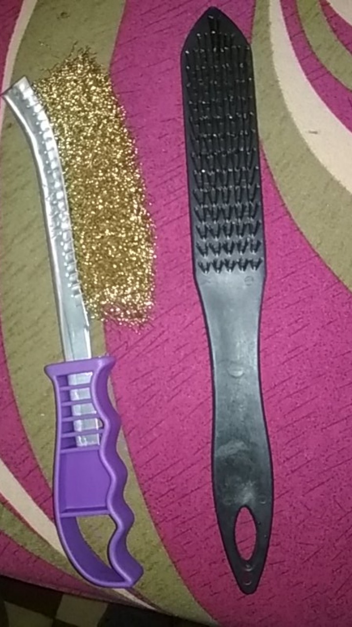 Sikat Kawat Kuningan Model Gagang / Sikat Kawat Manual Stainless/sikat Kawat Palang