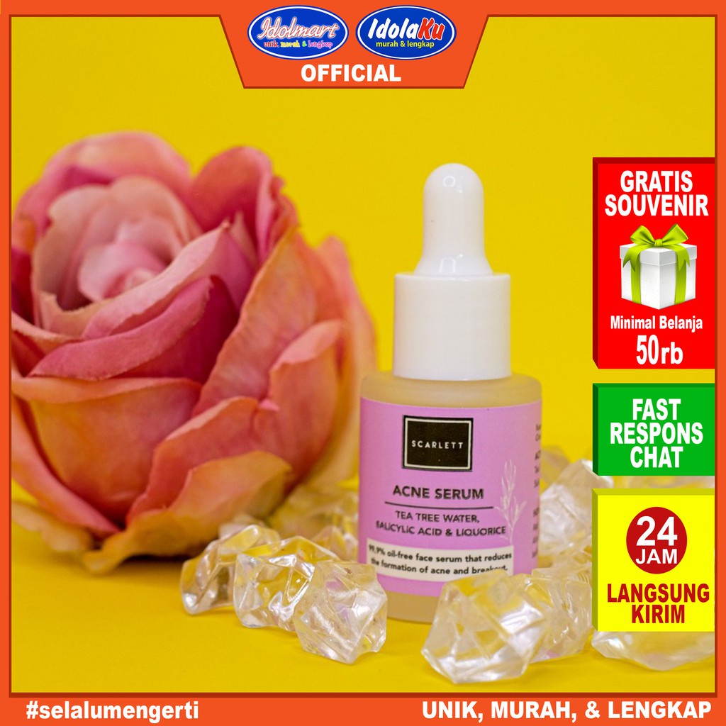 IDOLAKU Scarlett Whitening Acne Serum 15ml