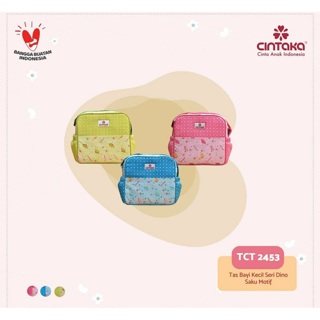 Cintaka Tas Bayi Kecil Saku Motif Dino Series - TCT 2453