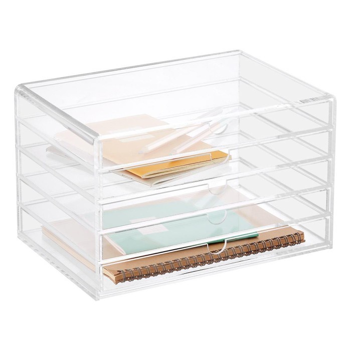 Karra 3.5 | Laci Akrilik Rak Laci Minimalis Acrylic Organizer Rak