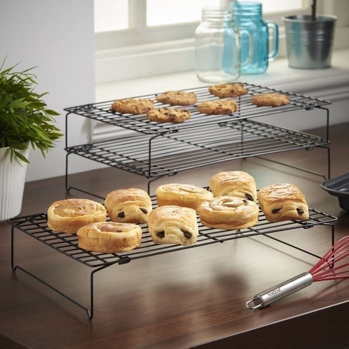 Rak Pendingin Kue cake tingkat 3 susun cooling rack tier good quality