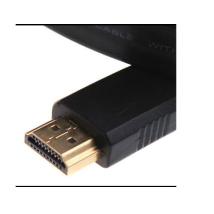 Cable Hdtv 1.4 NB 20 meter flat gold m-m 1080p 3d for pc laptop ps 3 4 dvd stb - kabel hdtv 20m male Full HD