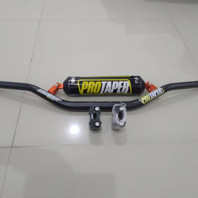 stang protaper plus riser barpad fuzion dan stabiliser cnc klx crf vixion cb beat street xride dll /