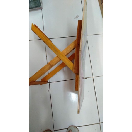 meja lipat kayu/ meja belajar anak/ meja belajar