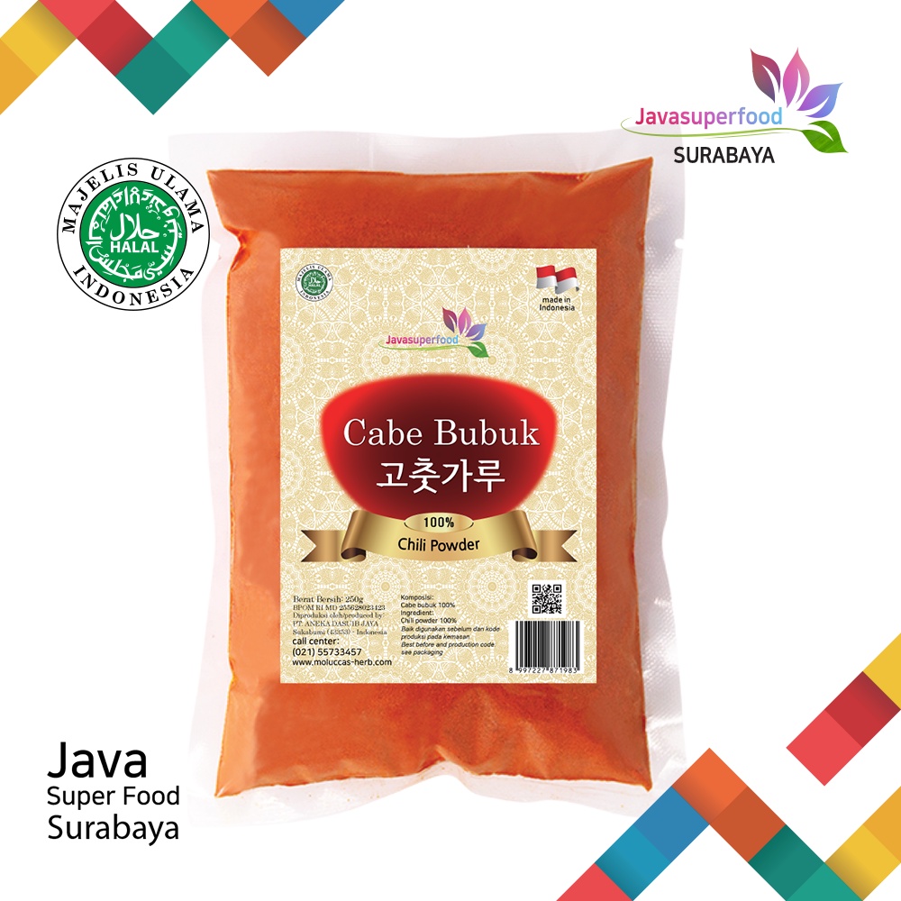 

Bubuk Cabe Halus / Chili Powder Halus Korea 250g