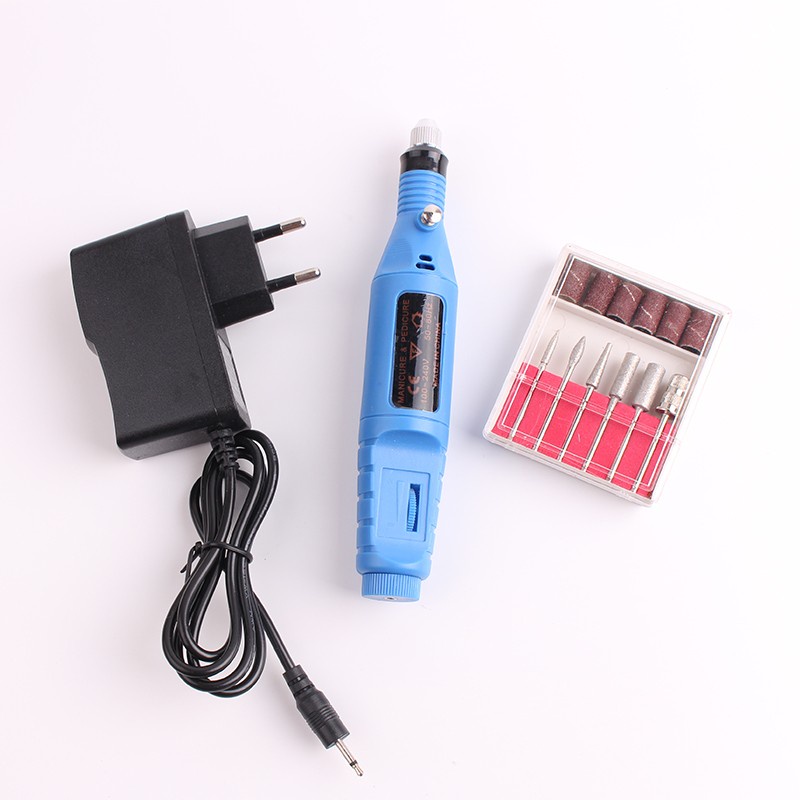 Nail Art Drill Manicure Machine / Alat Perawatan Kuku Kutek Elektrik Bor Mini Mesin Kikir Amplas Kuku Listrik