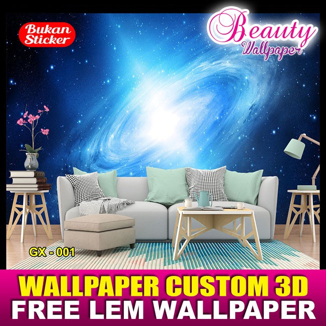 Wallpaper Dinding Custom Luar Angkasa MURAH