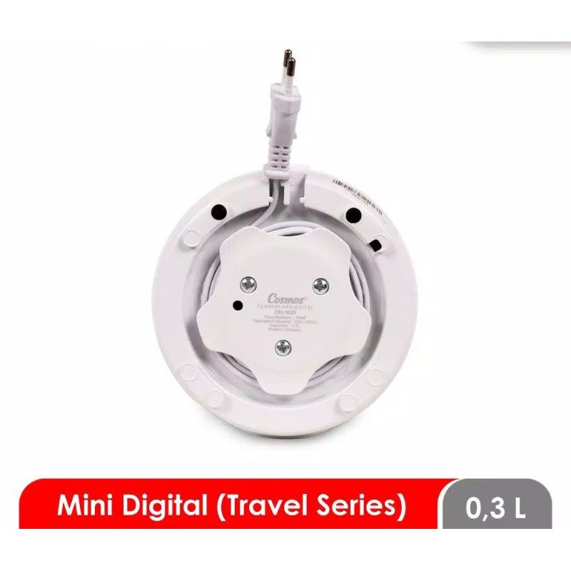 COSMOS Magic Com Digital Mini Travel 4in1 CRJ 1031 0.3 Liter - Penanak Nasi 0.3L