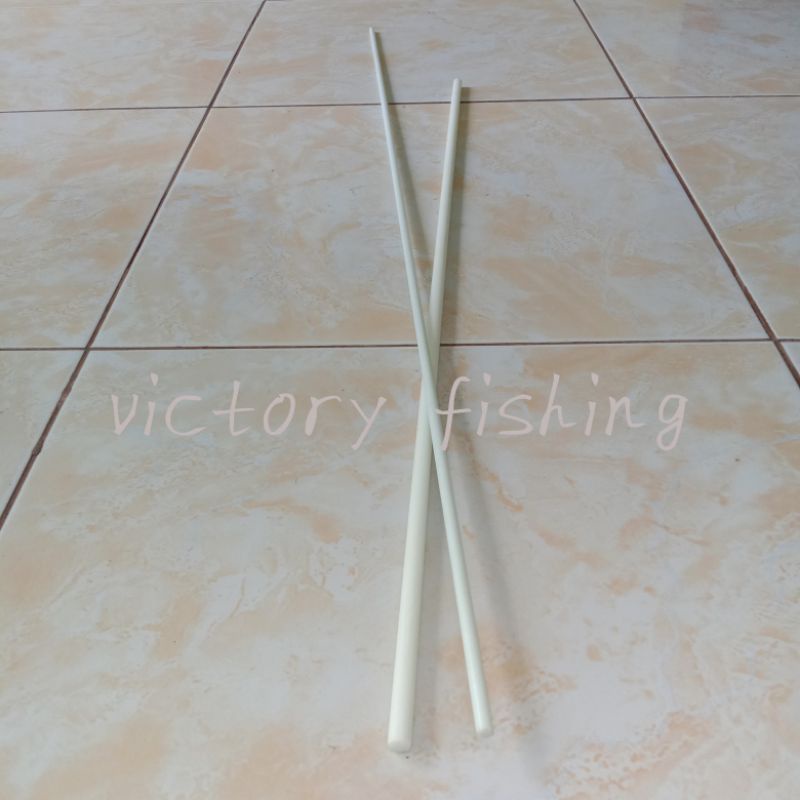 Bahan Joran Fiber Sambung 2 160 cm Kaku / Tongkat Pancing Sambung 2 Batangan Telkom