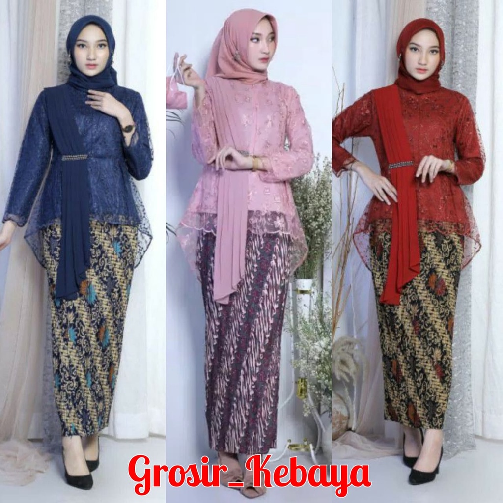 Setelan Kebaya Modern / Setelan kebaya wisuda / kebaya wisuda / kebaya modern / kebaya brukat