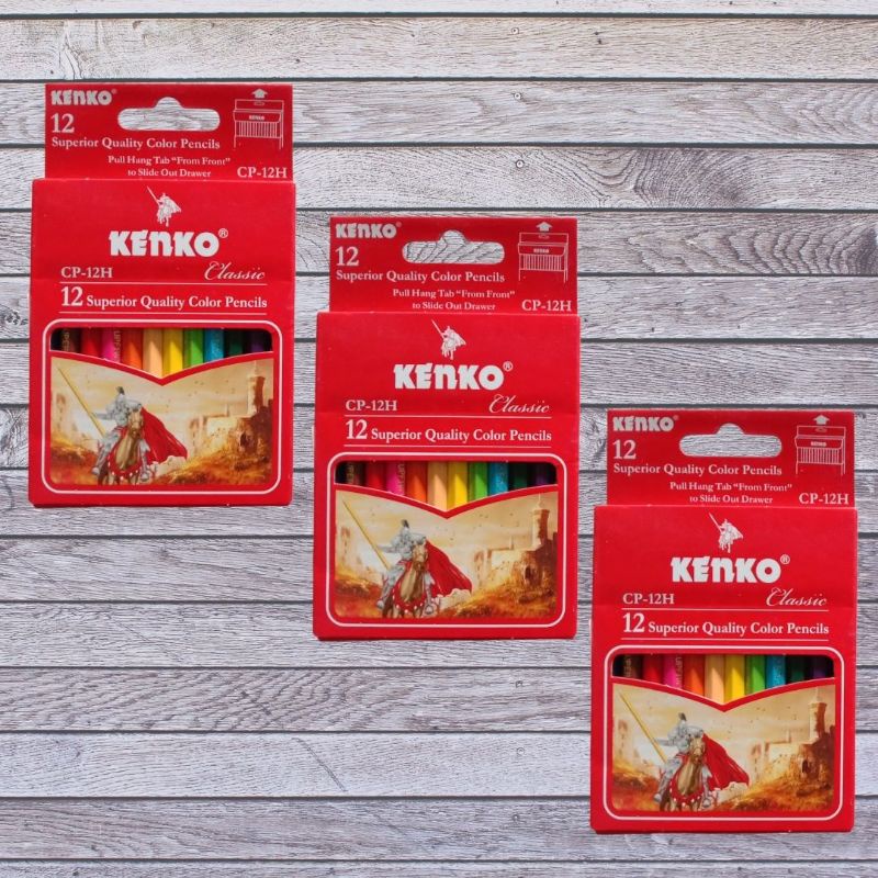 

Pensil Warna Kenko Pendek 12 Pinsil Warna Alat Peralatan Menggambar Mewarnai Anak Set