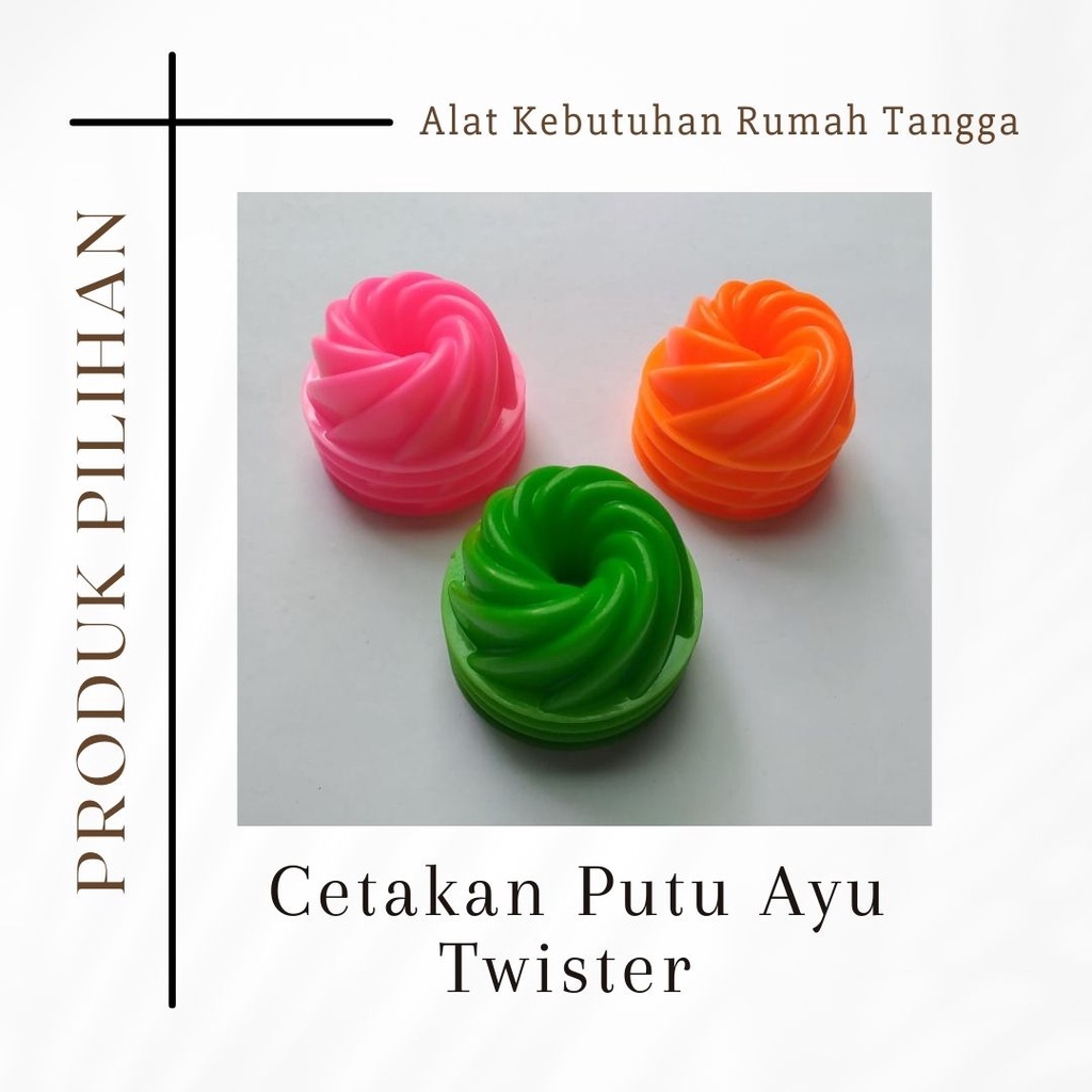 Cetakan Kue Twister / Cetakan Puding Twister