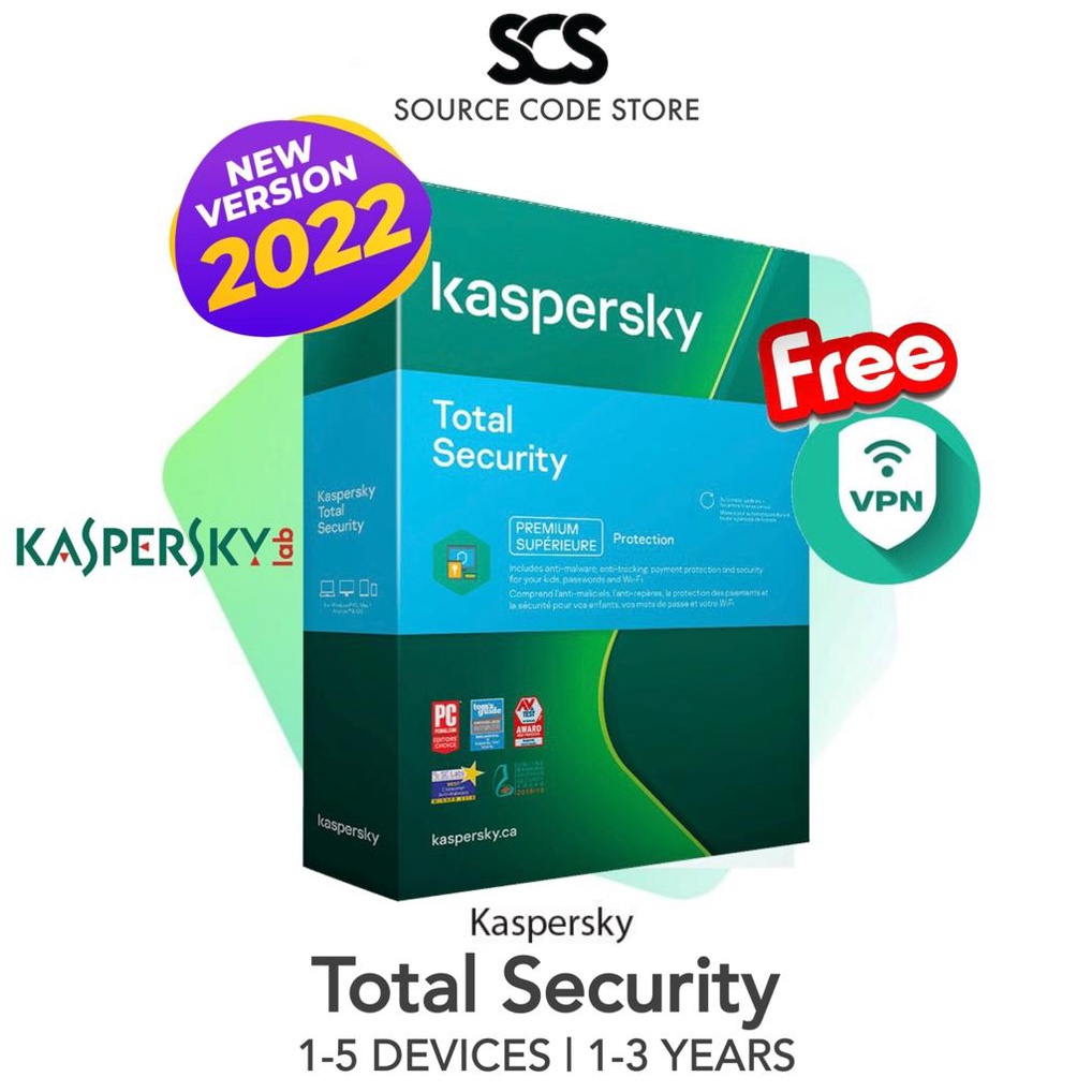 antivirus kaspersky total security latest version   2022