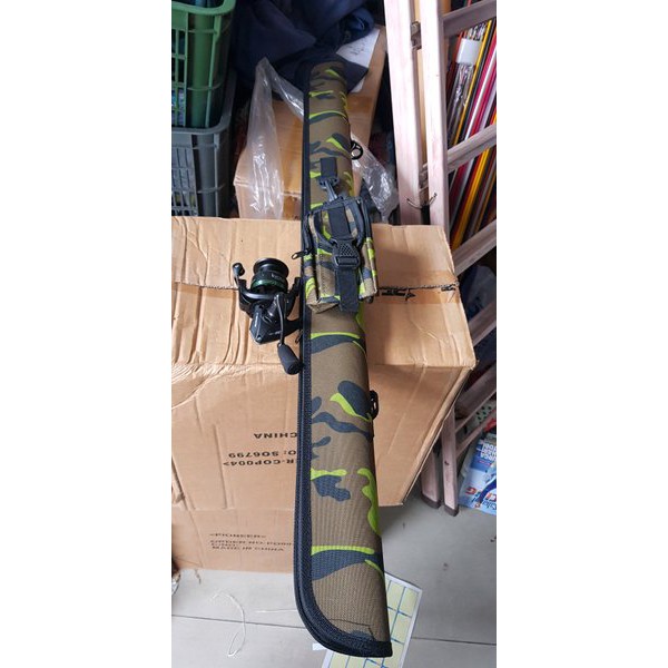 tas pancing untuk joran dan reel praktis 100cm
