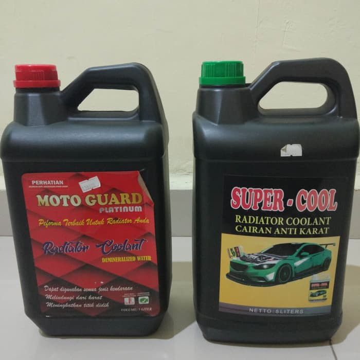 1 galon air radiator coolant cairan anti karat mobil (5 liter)