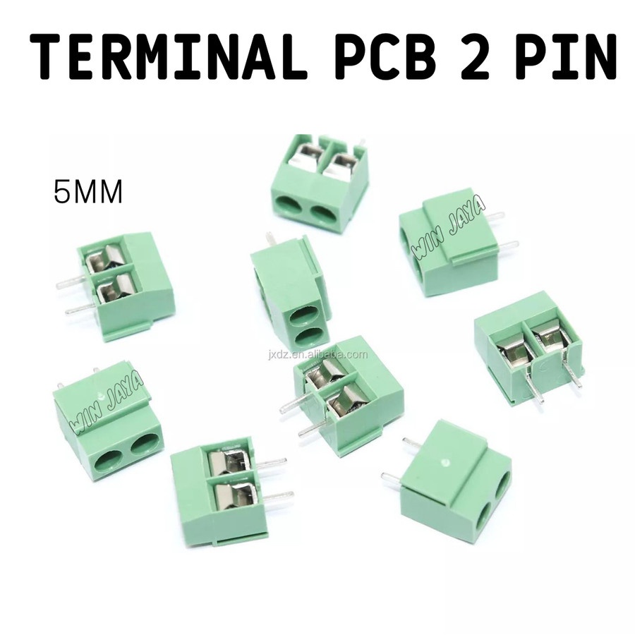 TERMINAL PCB BLOCK SCREW 2 PIN TERMINAL KONEKTOR KF30 5mm - HIJAU