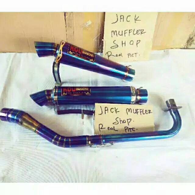 KNALPOT KOU BLUE KNALPOT KOLONG KOU BLUE SUPRA REVO JUPITER SHOGUN BLADE C70 VEGA GREND DLL