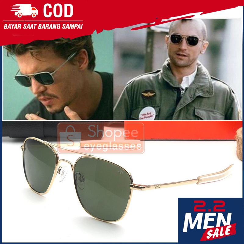 Kacamata Sunglass AO Pilot American Optical Premium