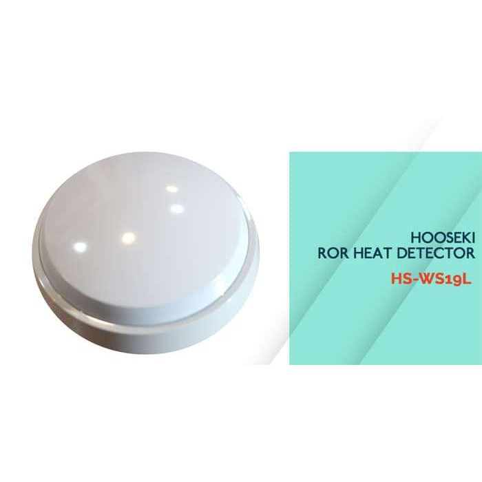 HOOSEKI ROR HEAT DETECTOR FIRE ALARM RATE OF RISE DETEKTOR PANAS HS-WS19L