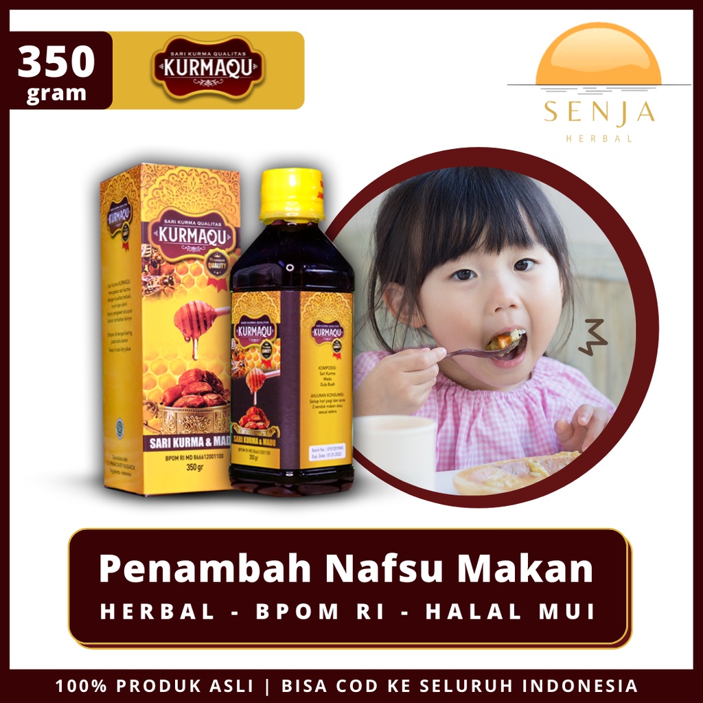 Minuman Penambah Nafsu Makan - Sari Kurma + Madu KURMAQU