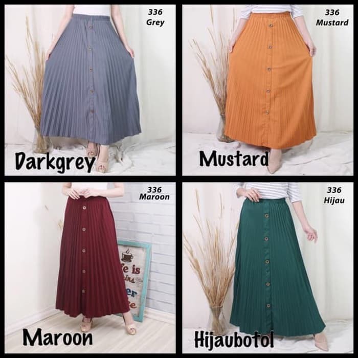 ROK PLISKET KANCING / ROK PLISKET / ROK KANCING PLISKET / ROK WANITA / ROK PLISKET PEREMPUAN / ROK KANCING TERBARU / ROK PEREMPUAN PLISKET / BAWAHAN PEREMPUAN / ROK PLISKET PEREMPUAN TERBARU / ROK PLISKET JUMBO / ROK PEREMPUAN PLISKET / ROK KANCING