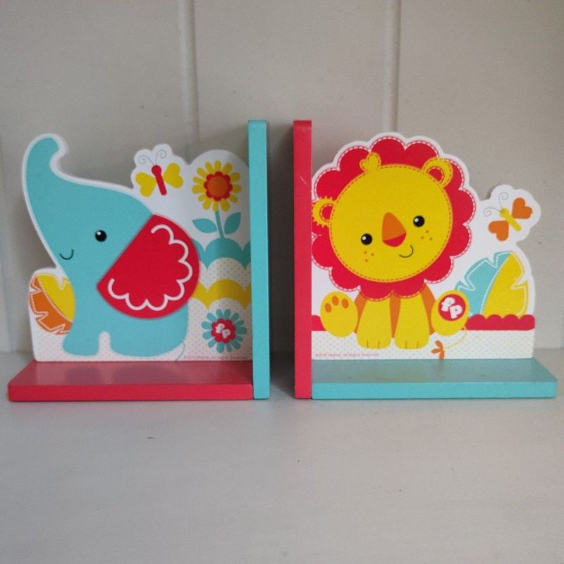 

Bookends. Mattel. Bahan kayu. lucu