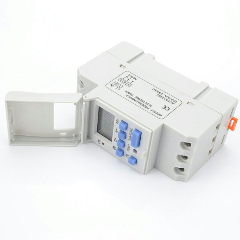 TaffWare Power Timer Programmable Time Switch Relay 16A 220V 2000W - White