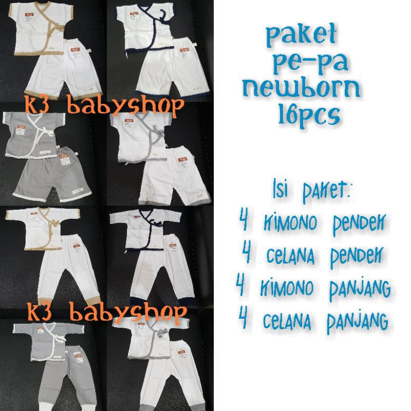 Paket Baju Bayi Newborn Aerilyn 0-3bln baju kimono bayi piyama anak newborn gift set kado lahiran