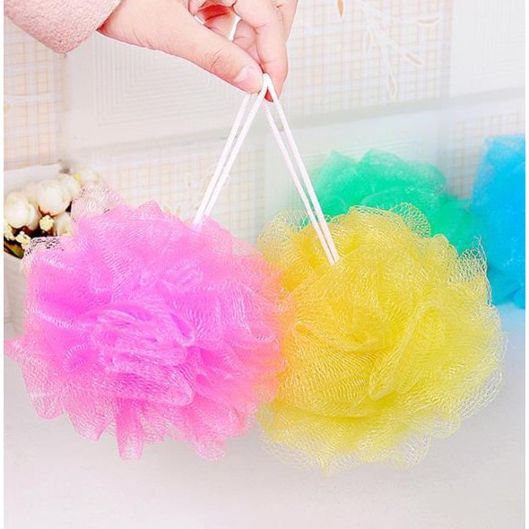 SPONS MANDI RAINBOW BATH PUFF SPONGE MANDI WARNA WARNI Body Scrub SPON