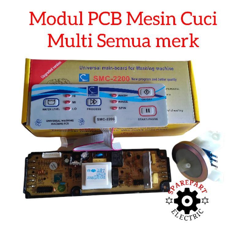 PCB MODUL MESIN CUCI 1 TABUNG MULTI UNIVERSAL SMC 2200 - SYX 2200