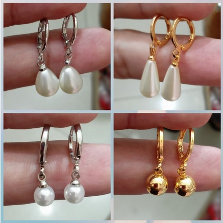 Anting Xuping Anting Dewasa Model Clip Mutiara