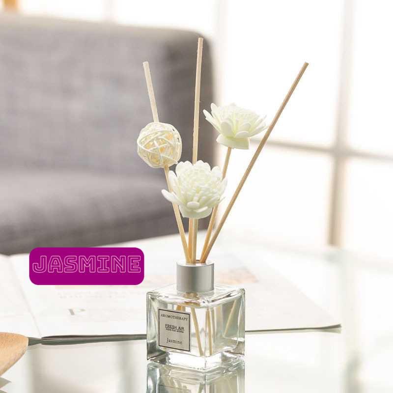 OS Pengharum Pewangi Ruangan Reed Diffuser Aromaterapi Stick Ruangan Aromaterapi Stik Hiasan Meja-JASMINE