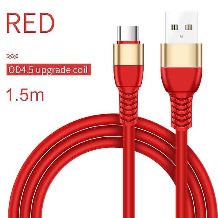 Joyroom Cable Type C Fast charging 1.5 M RED JR-s318