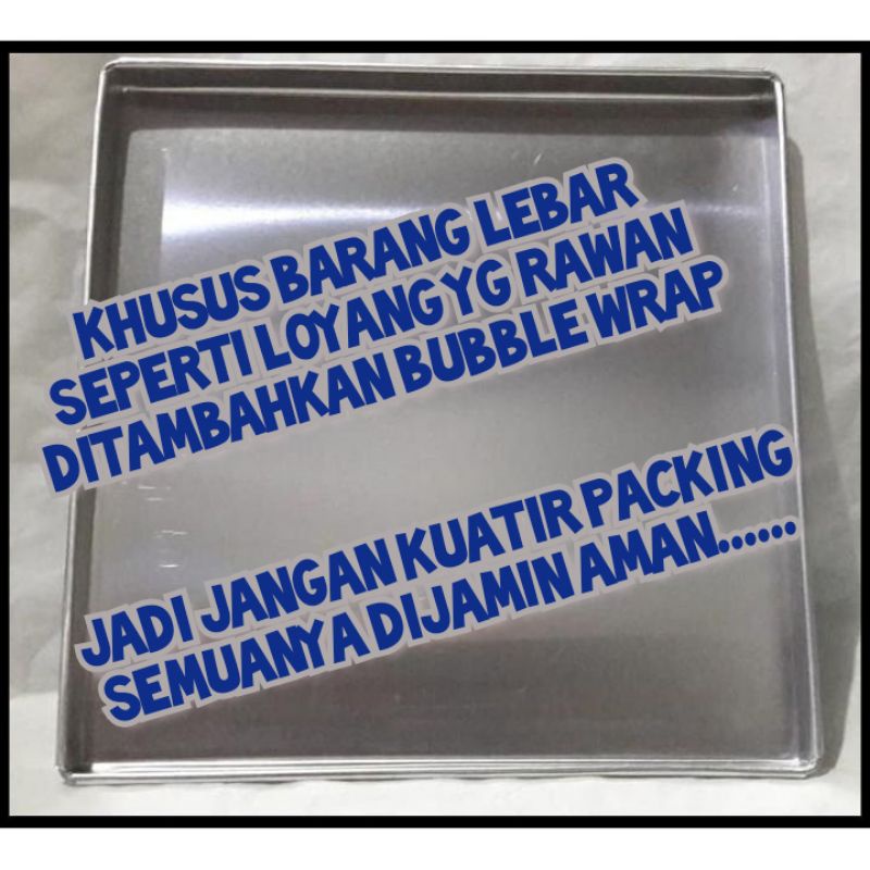 CETAKAN LOYANG KUE KERING OVEN UKURAN UMUM HARGA MURAH TERJANGKAU UKURAN 30x25x3 34x27x3 28X23X3 30X30X3 28X28X3 25x20x3 26X26X3