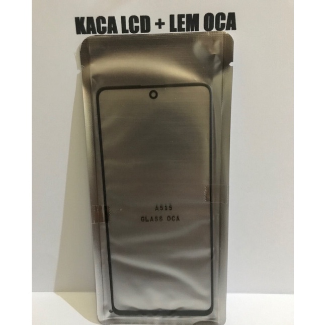 Glass LCD Kaca Depan LCD with Lem OCA Samsung A51 A515