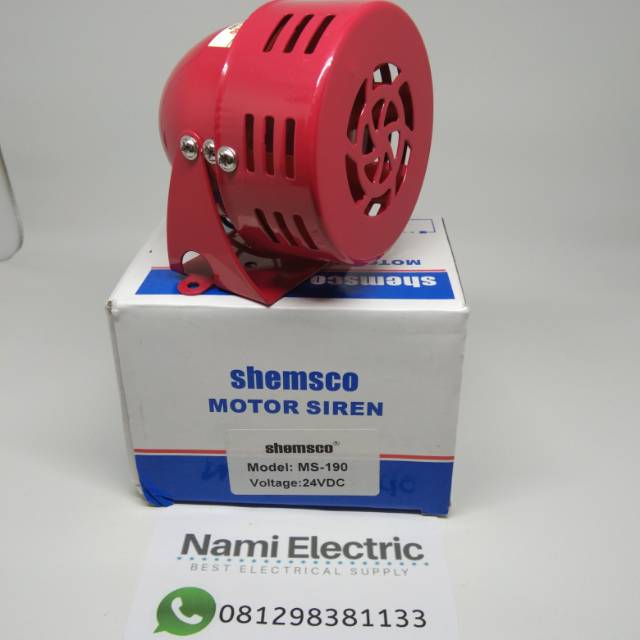 Mini Sirine Motor Sirine MS190 24VDC