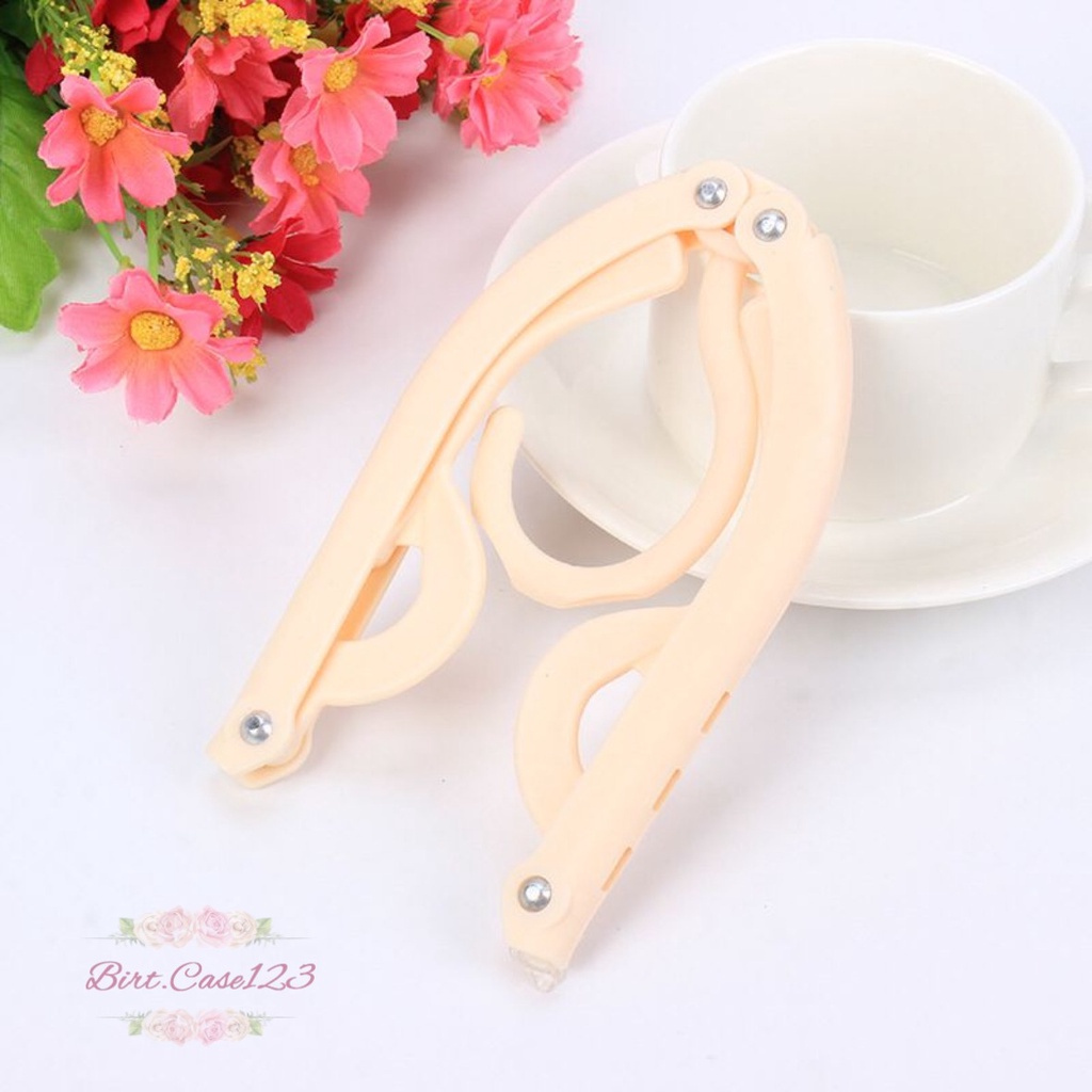 RT72 GANTUNGAN HANGER BAJU LIPAT PORTABLE TRAVEL PLASTIK BC6209