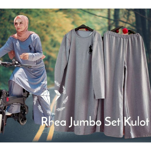 Setelan Olahraga Wanita Baju Gowes Kaos Sepeda Training Muslimah Jumbo